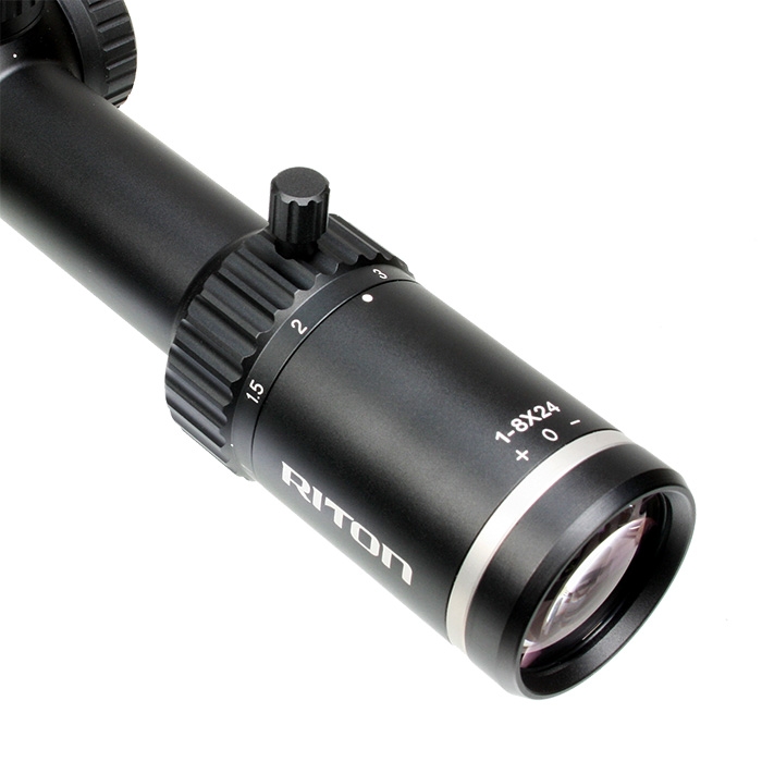 Riton X3 Tactix 1-8x24 Rifle Scope - Riton X3 Rifle Scopes on Sale