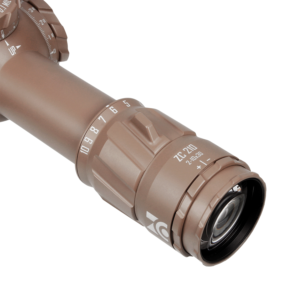 Zero Compromise ZC210 2-10x30 FFP FDE DMR | ZCO Scopes on Sale 400
