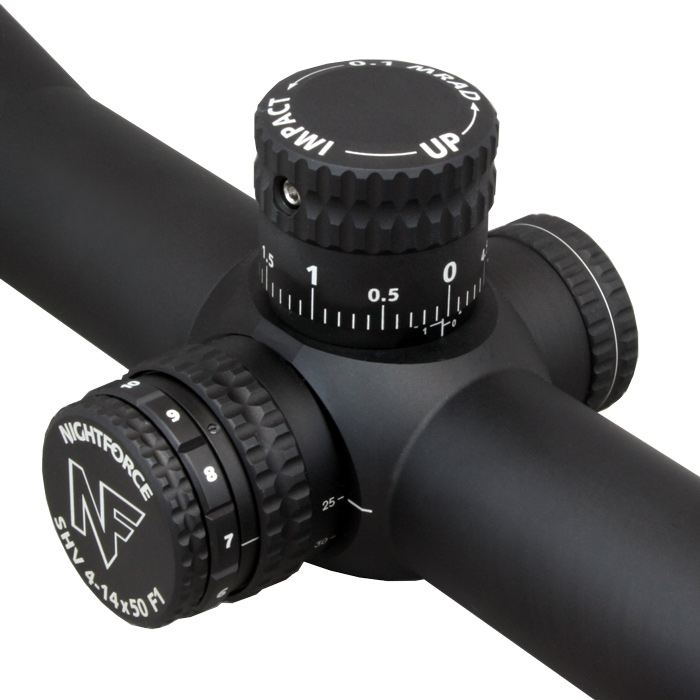 Nightforce SHV 4-14x50 MIL-XT | Nightforce SHV MIL Rifle Scopes on