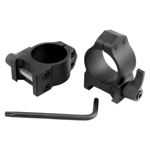 Warne Maxima 30mm Low Matte Rings - Scope Mount Rings For Hunting & Shooting