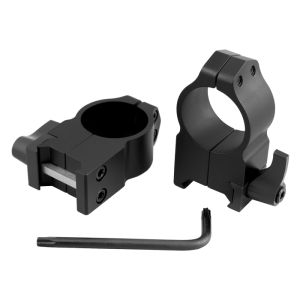 Warne Maxima QD Rings 1" X-High Matte - 203LM