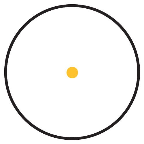 Trijicon Reflex - 4.5 MOA Amber Dot Reticle with Flattop Adapter